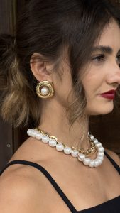 Brinco Pérola, design orgânico.